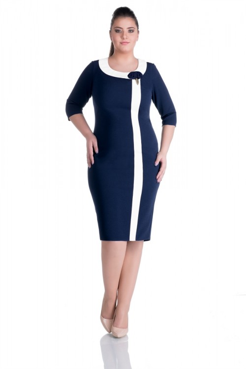 Rochie bleumarin Natalia