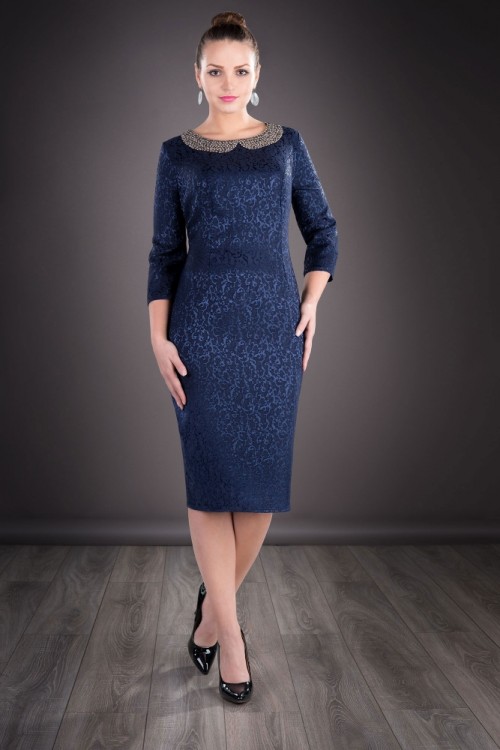 Rochie bleumarin xxl cu...